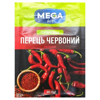 Mega Hit Ground Red Pepper 20g - buy, prices for Chudo Market - photo 1