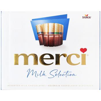 Merci Milk Сhocolate Variety 250g - buy, prices for COSMOS - photo 1