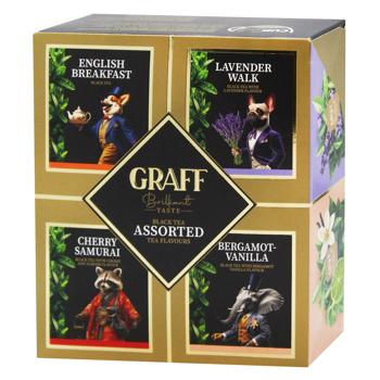 Graff Assorted Tea Flavors Tea Set 52g 32pcs - buy, prices for Ideal - photo 1