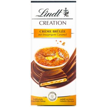 Lindt Creation Creme Brulee Milk Chocolate 150g - buy, prices for METRO - photo 1