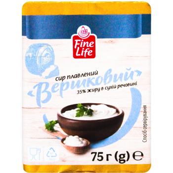 Fine Life Cream Processed Cheese 35% 75g - buy, prices for - photo 3