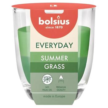 Свіча Bolsius Summer Grass ароматична в склі 80/70 - купити, ціни на КОСМОС - фото 1
