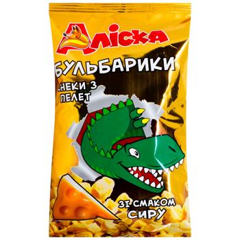 Снеки з пелет Аліска Бульбарики зі смаком сиру 70г