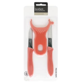 Excellent Houseware Set of Knives for Peeling Vegetables 3pcs - buy, prices for - photo 2