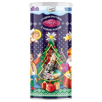 Набір солодощів новорічний АВК №6 Різдвяні свята 300г - купити, ціни на МегаМаркет - фото 1