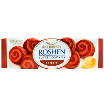 Печенье Roshen Butter Cookies с маслом и какао 140г - купить, цены на Восторг - фото 1