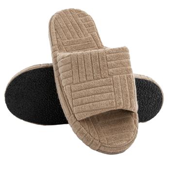 Twins HS Women's Terry Platform Slippers s.40 Brown