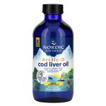 Nordic Naturals Lemon Flavored Cod Liver Oil with Vitamin D3 237ml