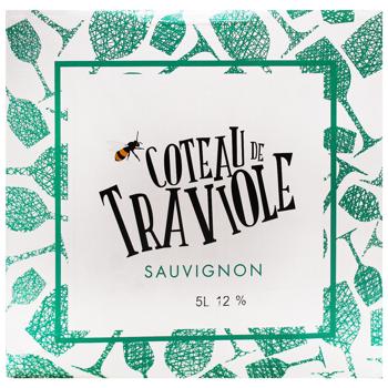 Вино Domaine Garancille Blanc Coteau de Traviole сухе біле 12% 5л - купити, ціни на За Раз - фото 2