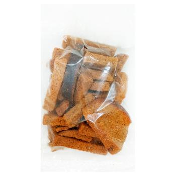 Грінки До Бочкового житньо-пшеничні зі смаком часнику - купити, ціни на Чудо Маркет - фото 1