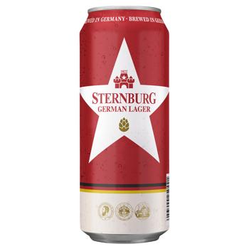 Beer Sternburg 5% 500ml can - buy, prices for COSMOS - photo 1