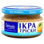Ікра тріски Veladis пробійна слабосолена 180г