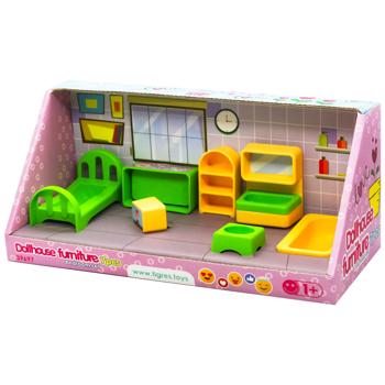 Набір ігровий Tigres Набір меблів для ляльок спальня 7елементів - купити, ціни на Чудо Маркет - фото 1