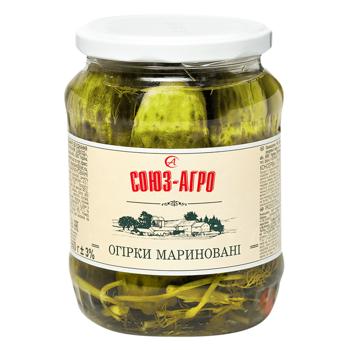 Vegetables cucumber canned 660g - buy, prices for Ideal - photo 1