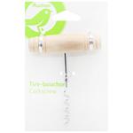 Auchan Classic Corkscrew With Wooden Handle