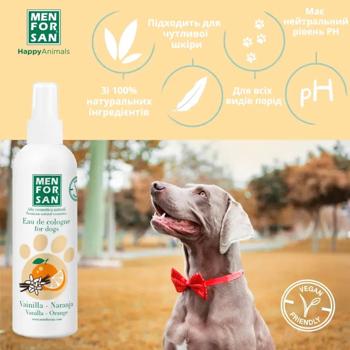 Menforsan Vanilla & Orange Eau de Cologne for Dogs 125ml - buy, prices for - photo 3