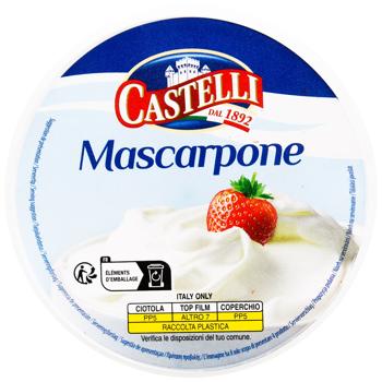 Castelli Mascarpone Cheese 80% 250g - buy, prices for - photo 2