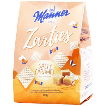 Manner Zarties Salted Caramel Wafers 200g