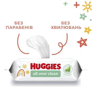 Huggies All Over Clean Baby Wipes Wet 56pcs - buy, prices for ULTRAMARKET - photo 7