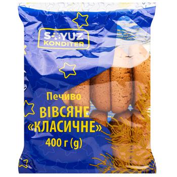 Печиво Союз-Кондитер Вівсяне класичне 400г - купити, ціни на Cупермаркет "Харків" - фото 1