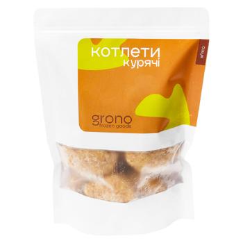 Котлети курячі 450г - купити, ціни на Grono - фото 1