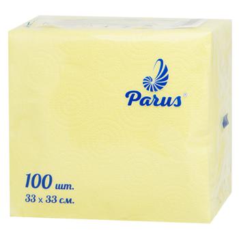 Parus Single-layer Napkins 33х33cm 100pcs - buy, prices for NOVUS - photo 2