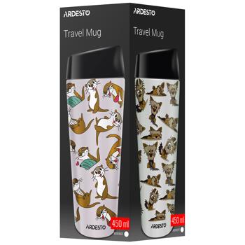 Ardesto Coffee Time Yorkie Thermo Mug Beige 450ml - buy, prices for - photo 2