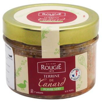 Rougie Duck Terrine with Green Pepper 180g - buy, prices for Biotus - photo 1
