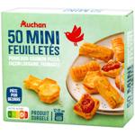 Auchan Frozen Mini Puff Pastries 50pcs 480g