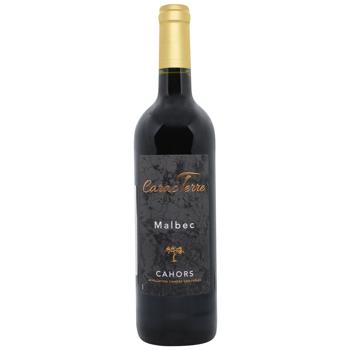 Carac Terre Cahors Red Dry Wine 13.5% 0.75l