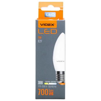 Лампа світлодіодна Videx C37e 7W E27 3000K - купити, ціни на КОСМОС - фото 3