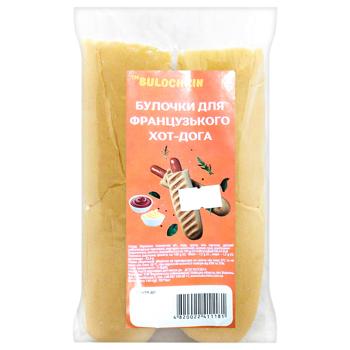 Булочка Bulochkin для французького хот-дога 2шт 150г - купити, ціни на Auchan - фото 1