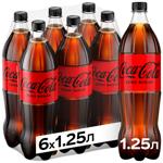 Напиток газированный Coca-Cola Zero Sugar 1,25л
