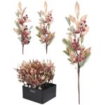 Actuel Pine with Berries Decorative Branch 18cm in assortment