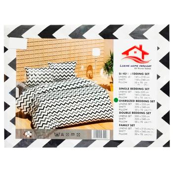 Комплект постільної білизни Lorine Home Fashions бавовна в асортименті - купити, ціни на Cупермаркет "Харків" - фото 5