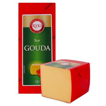 Сыр Ryki Гауда 45% - купить, цены на Чудо Маркет - фото 1