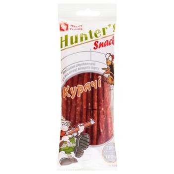 Myasna Hildiya Hunter's Snack Raw-smoked Chicken Sausages High Grade 80g
