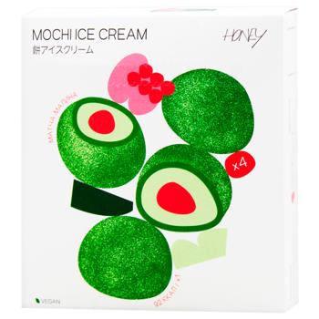 Honey Matcha-Raspberry Vegan Mochi 4pcs 152g - buy, prices for WINETIME - photo 1