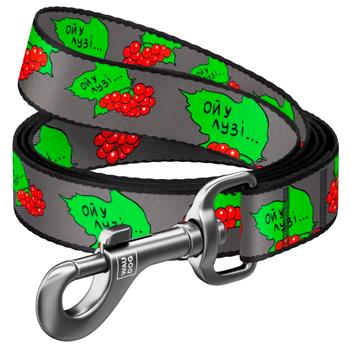 Waudog Nylon Leash 122cm/25mm with Guelder Rose Design - buy, prices for MasterZoo - photo 1