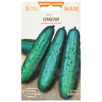 Nasinnya Ukrayiny Yemelya Сucumber Seeds 5g - buy, prices for MegaMarket - photo 1