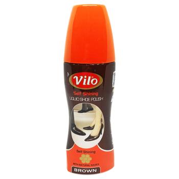 Vilo Liquid Brown Shoe Polish Cream 80ml