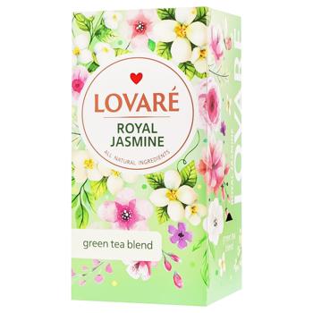 Чай зеленый Lovare Royal Jasmine 1,5г*24шт - купить, цены на Идеал - фото 1