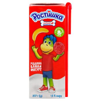 Rostyshka Raspberry-Banana Yogurt 1.5% 207g
