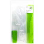 Набор zip-пакетов с рисунком листьев 27*28см 15шт 34372-5 И963