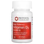 Protocol for Life Balance Vitamin D3 10000 IU 120 softgels