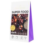 Цукерки Millennium Super Food чорно-шоколадні з мигдалем, смородиною, льоном та чіа 80г