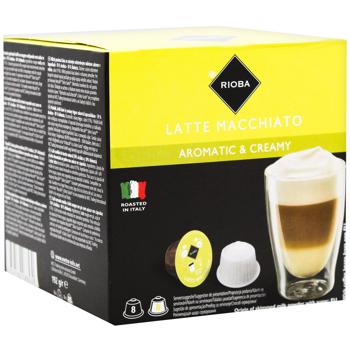 Rioba Latte Macchiato Aromatic&Creamy Coffee Capsules 16pcs - buy, prices for METRO - photo 2