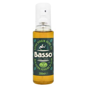 Масло оливковое Basso Extra Virgin спрей 200мл - купить, цены на Чудо Маркет - фото 1