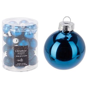 Koopman Christmas Ball 25mm Blue