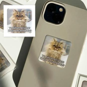 Стикер Tattooshka 3D Сонный кот - купить, цены на - фото 2
